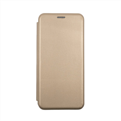 Husa Motorola G32, Auriu, Tip Carte, Imitatie Piele