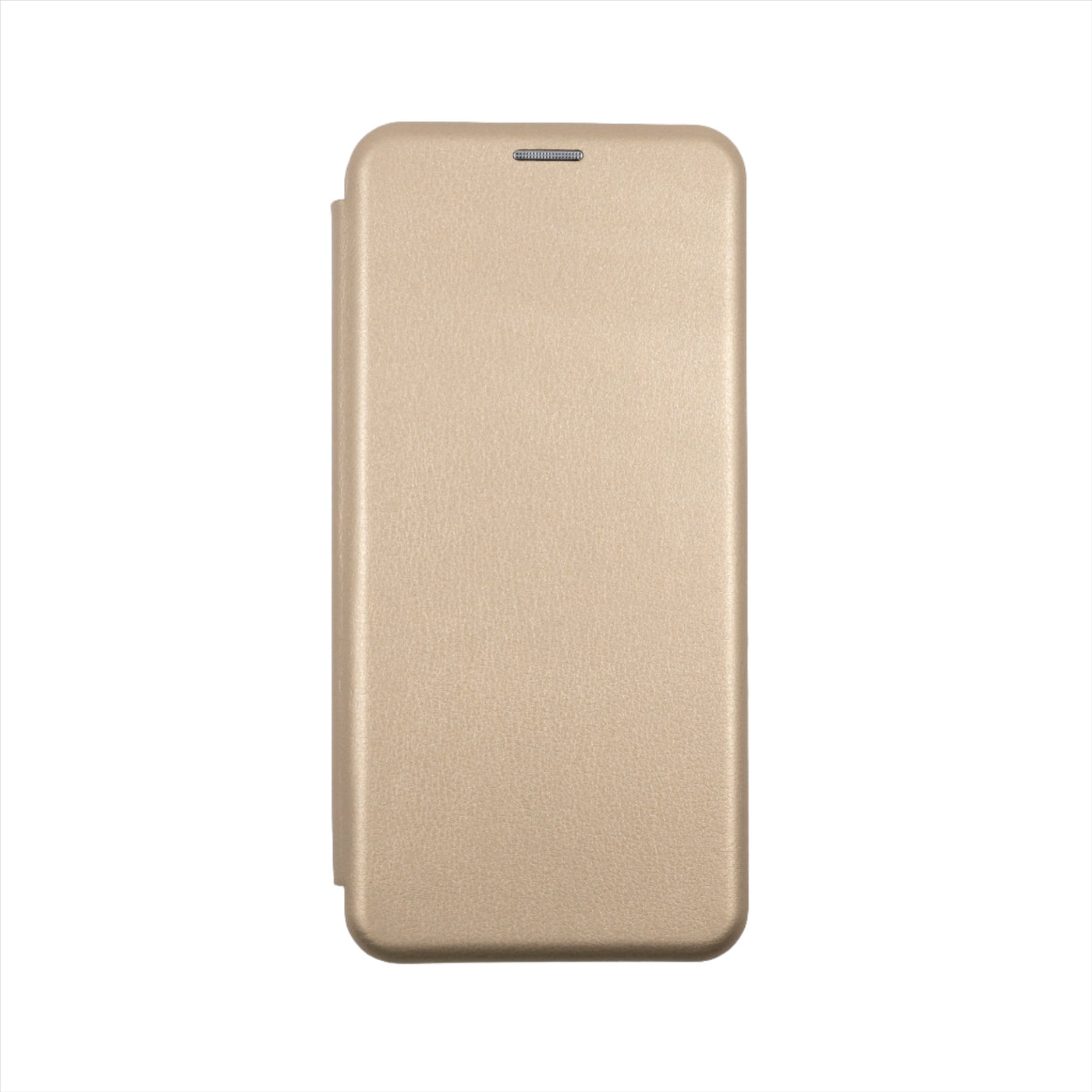 Husa Motorola E40, Auriu, Tip Carte, Imitatie Piele
