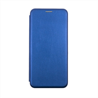 Husa Motorola E52, Albastru, Tip Carte, Imitatie Piele