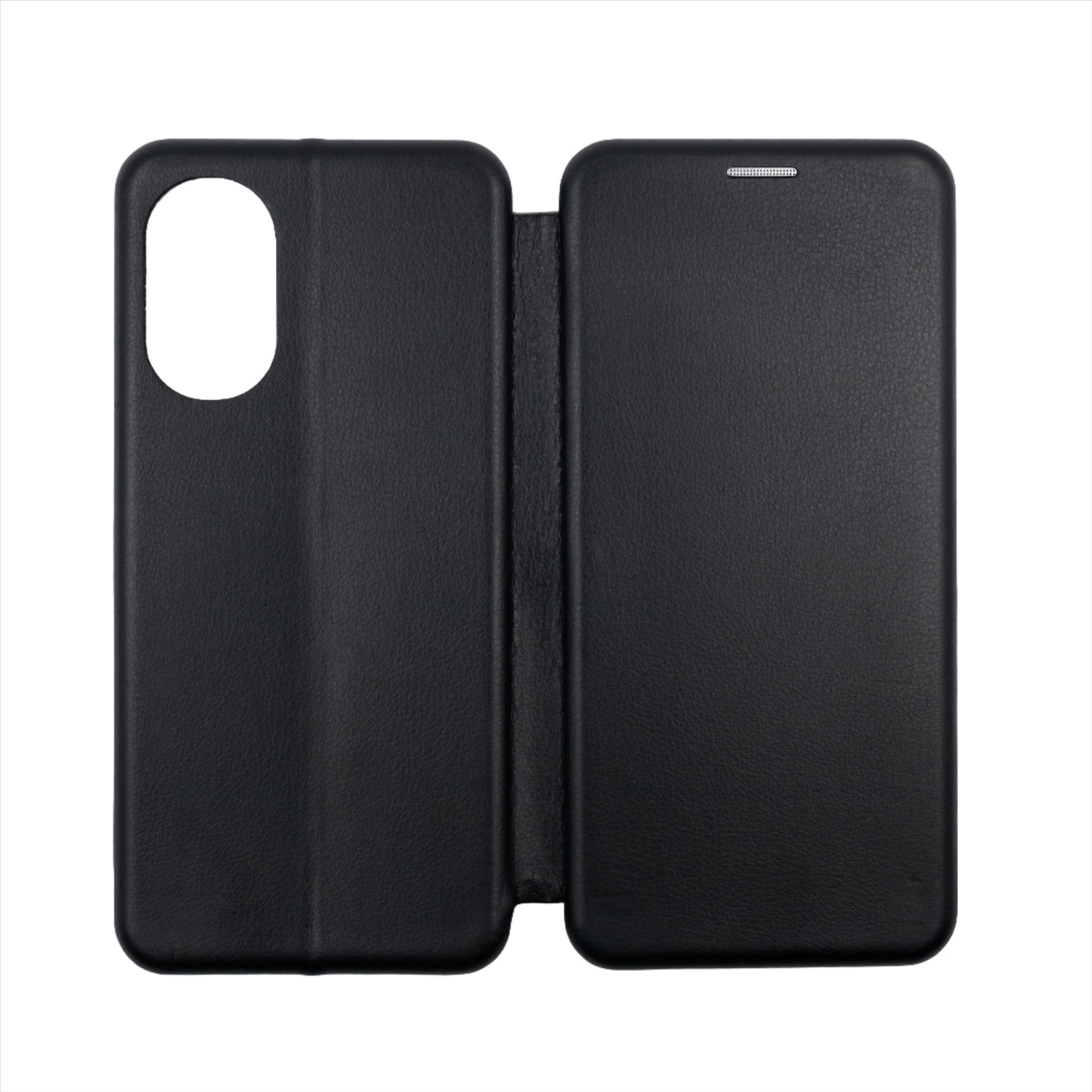 Husa Motorola E52, Negru, Tip Carte, Imitatie Piele