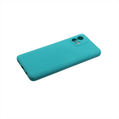 Husa Motorola G72, Albastru, Silicon Soft, Interior Microfibra