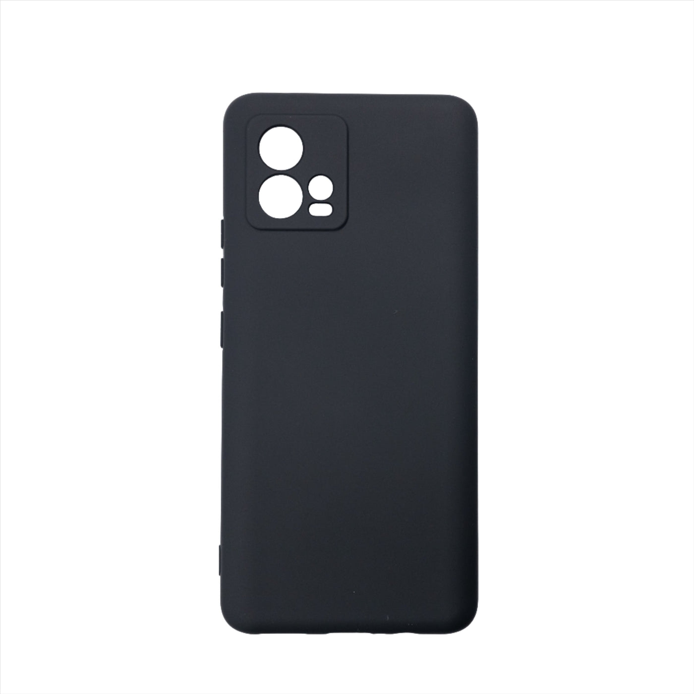 Husa Motorola G72, Negru, Silicon Soft, Interior Microfibra