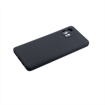 Husa Motorola G72, Negru, Silicon Soft, Interior Microfibra