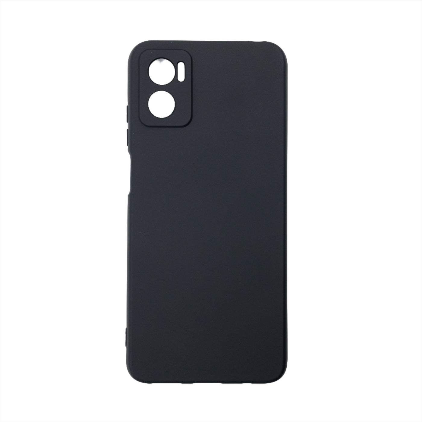 Husa Motorola E22, Negru, Silicon Soft, Interior Microfibra