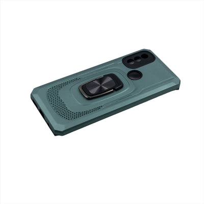 Husa Motorola E20, Turquoise, Tip Armura, Antisoc