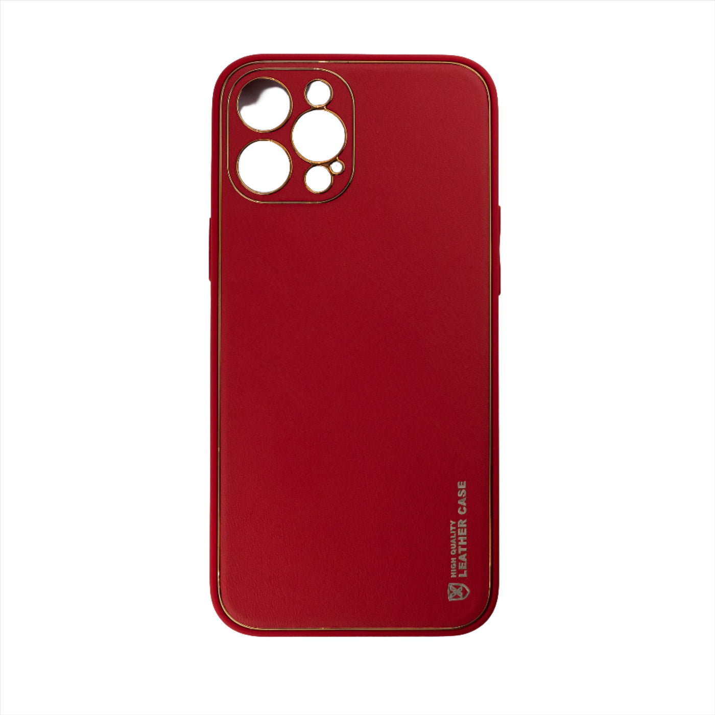 Husa iPhone 14 Pro Max, Imitatie Piele , Rosu