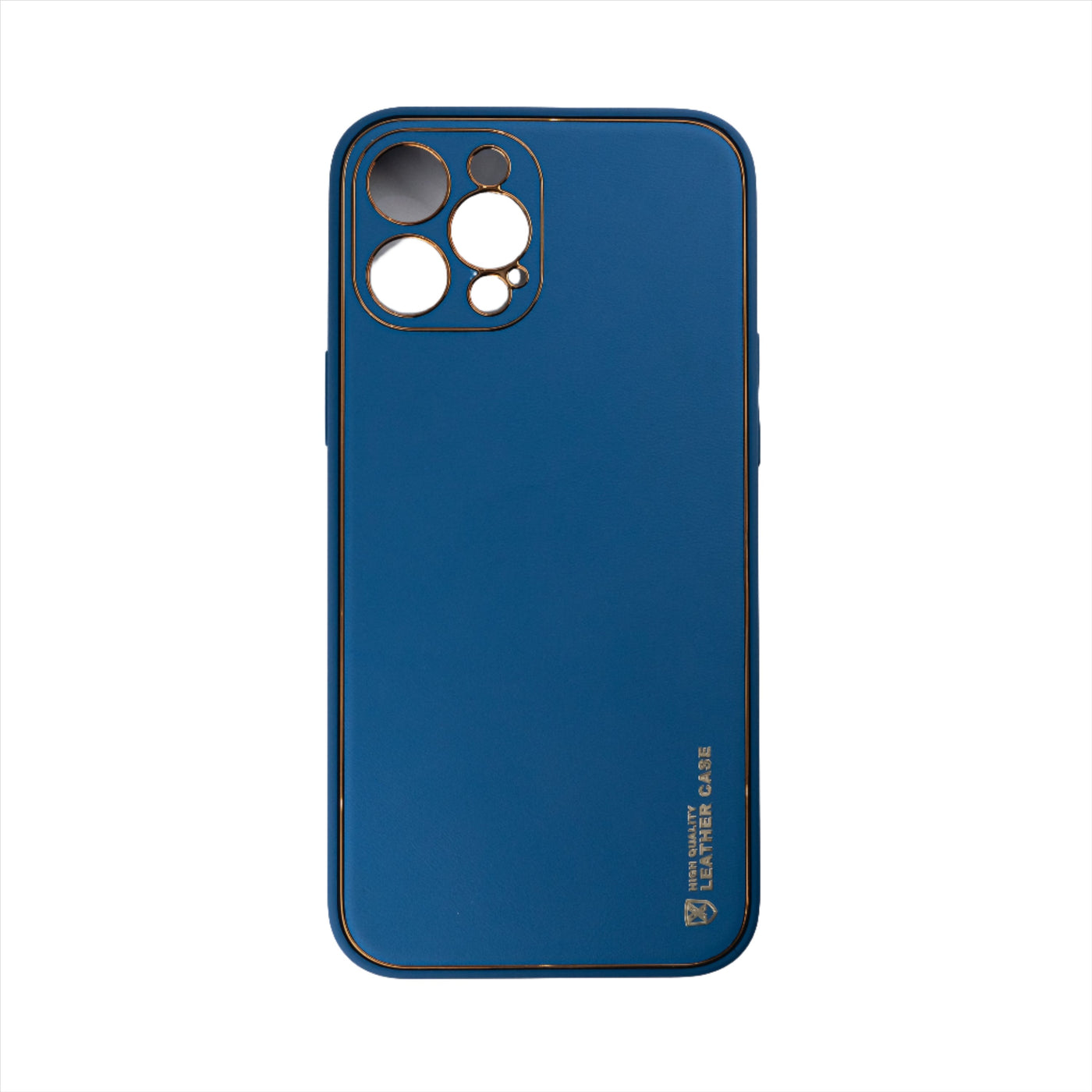 Husa iPhone 14 Pro Max, Imitatie Piele , Albastru