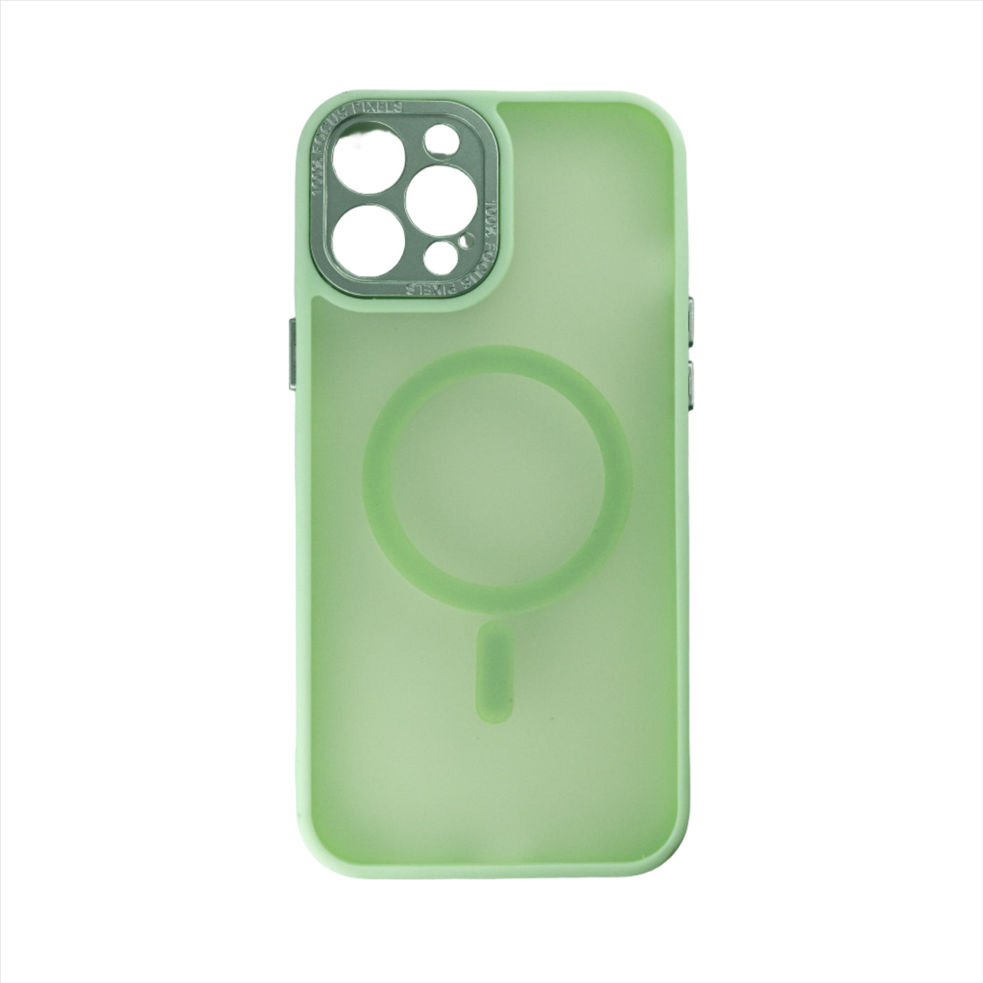 Husa iPhone 13 Pro Max, Verde Deschis, Silicon Mat, TPU