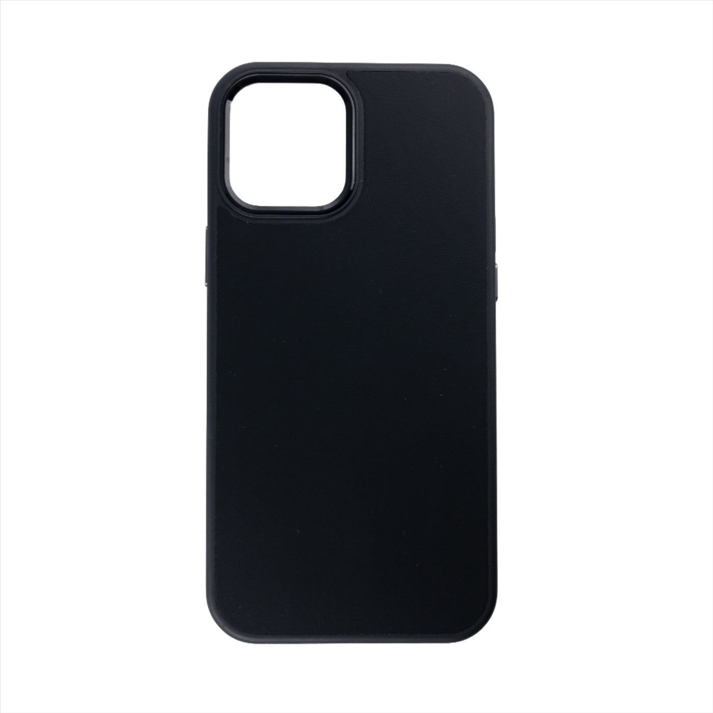 Husa iPhone 12 Pro Max, Imitatie Piele, Negru