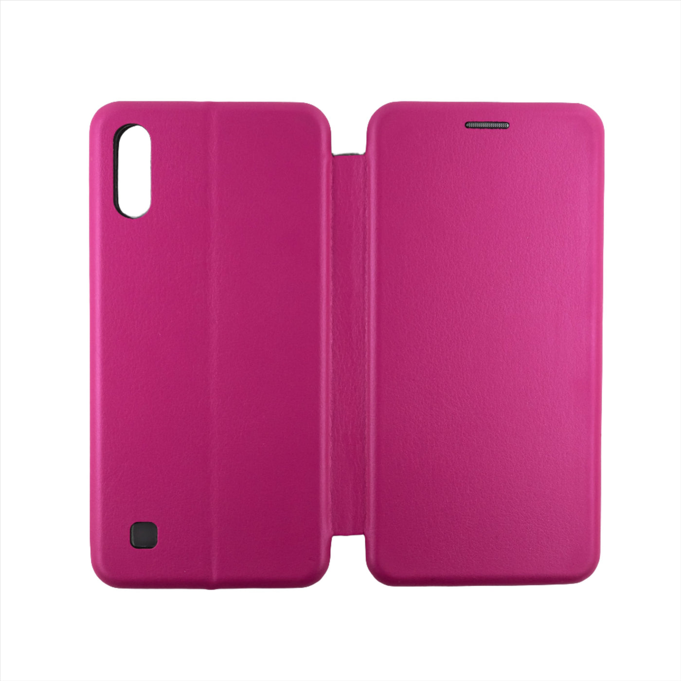 Husa Samsung A20e, Roz, Tip Carte, Imitatie Piele