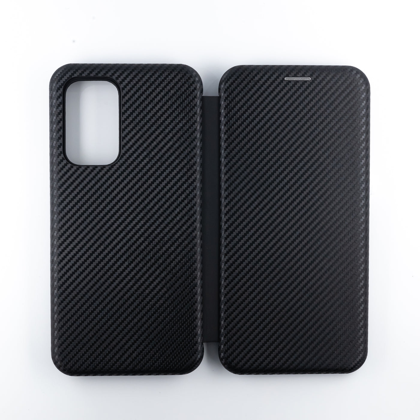 Husa Samsung A33, Negru, Tip Carte, Carbon