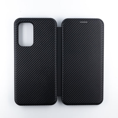 Husa Samsung A33, Negru, Tip Carte, Carbon