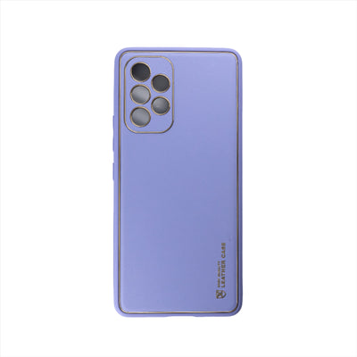 Husa Samsung A53 5G, Mov, Imitatie Piele