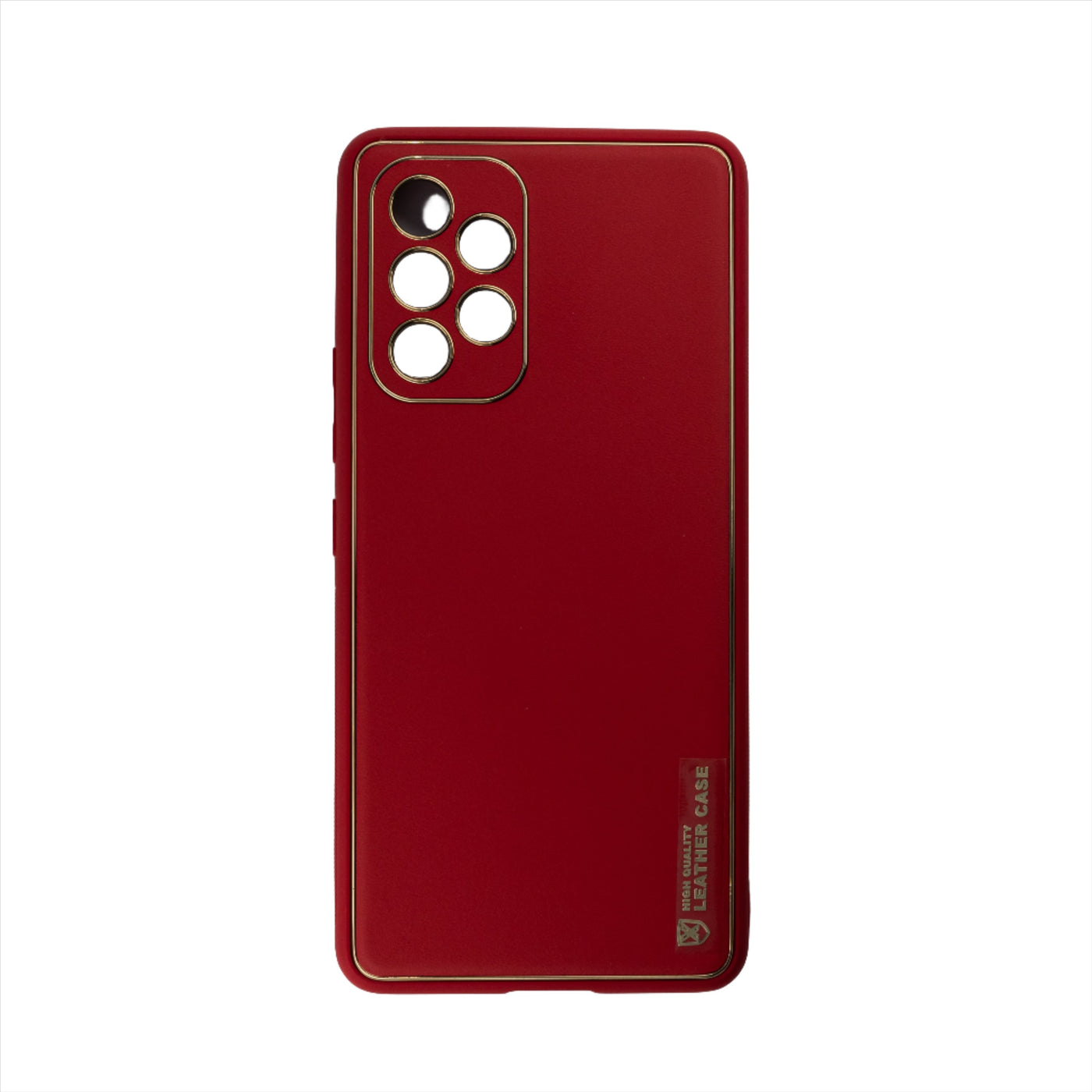 Husa Samsung A53 5G, Rosu, Imitatie Piele