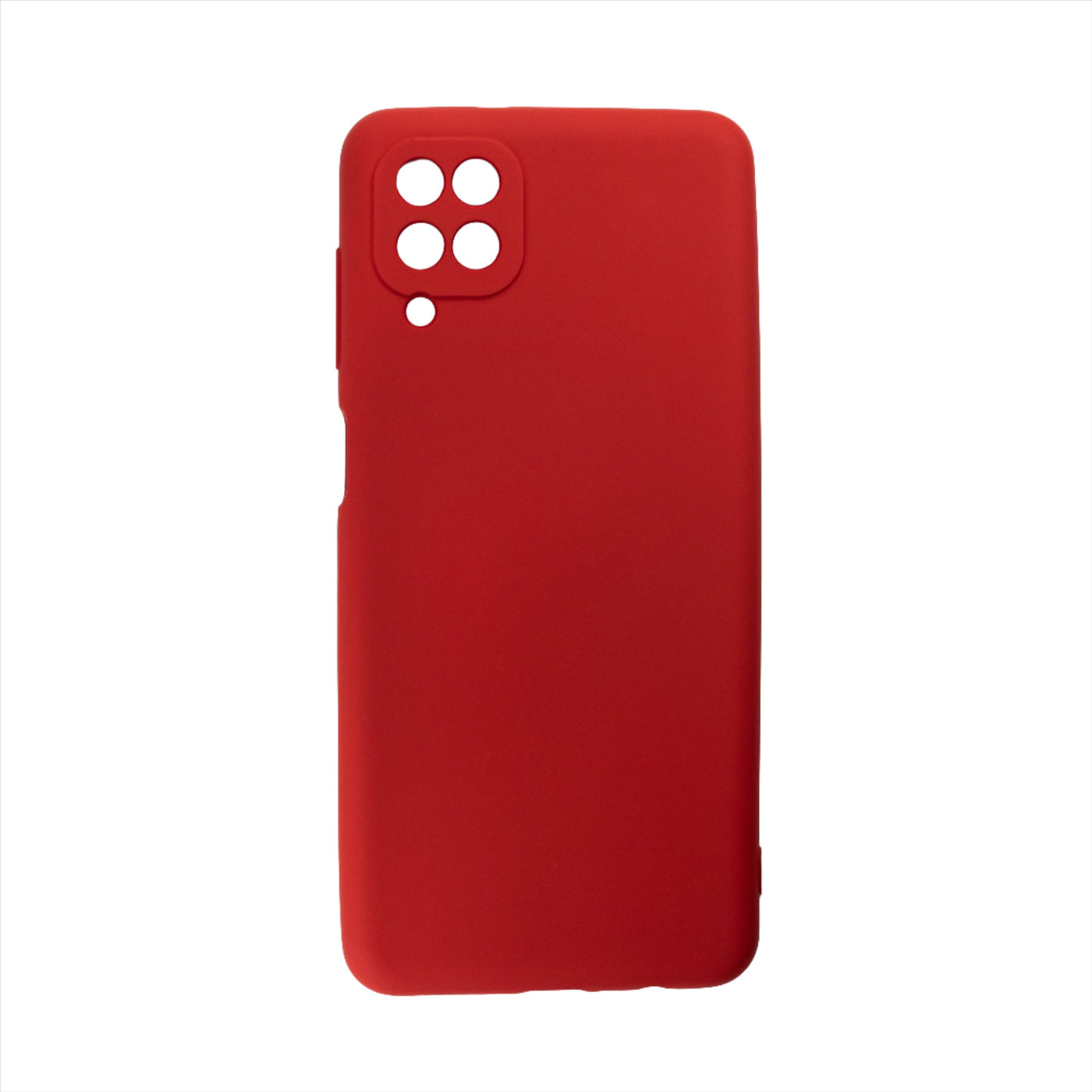 Husa  Samsung A12, Rosu, Silicon Soft, Interior Microfibra