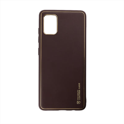 Husa Samsung S20 Plus, Visiniu, Imitatie Piele