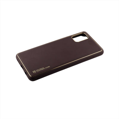 Husa Samsung S20 Plus, Visiniu, Imitatie Piele