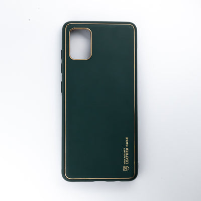 Husa Samsung S20 Plus, Verde, Imitatie Piele