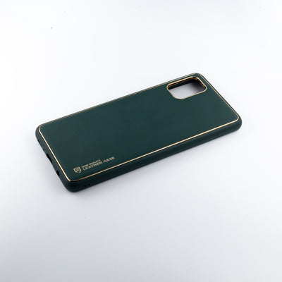 Husa Samsung S20 Plus, Verde, Imitatie Piele