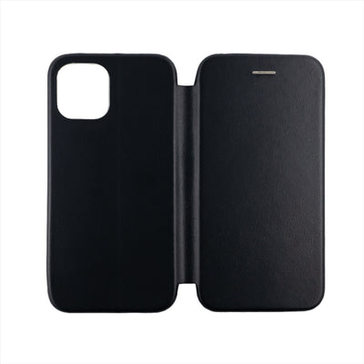 Husa iPhone 14, Negru, Tip Carte ,Imitatie Piele