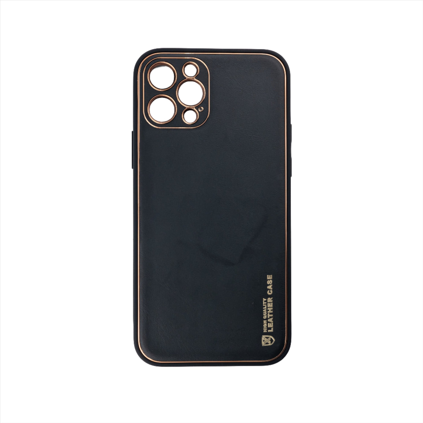 Husa iPhone 14 Pro Max, Imitatie Piele , Negru