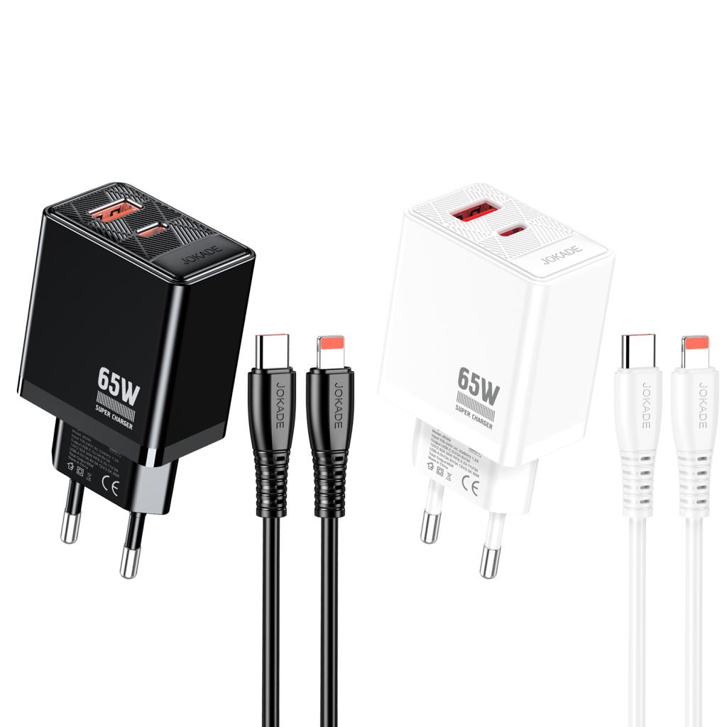 Incarcator Rapid Jokade JB090 65W + Cablu Tip-C la Tip-C