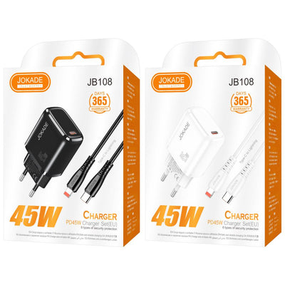 Încărcător Jokade JB108 PD45W cu Cablu C - C