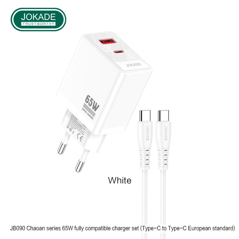 Incarcator Rapid Jokade JB090 65W + Cablu Tip-C la Tip-C