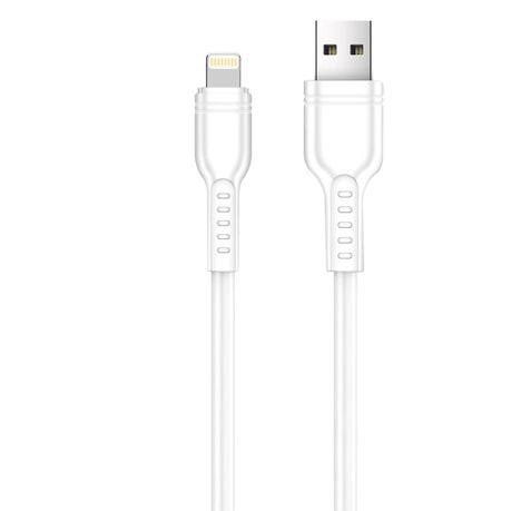 Cablu Date si Incarcare, WUW X151, USB la Lightning, 5A, 1m, Alb