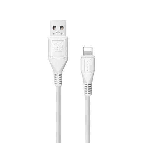 Cablu Date si Incarcare USB la Lightning, WUW X153, 1m, Alb