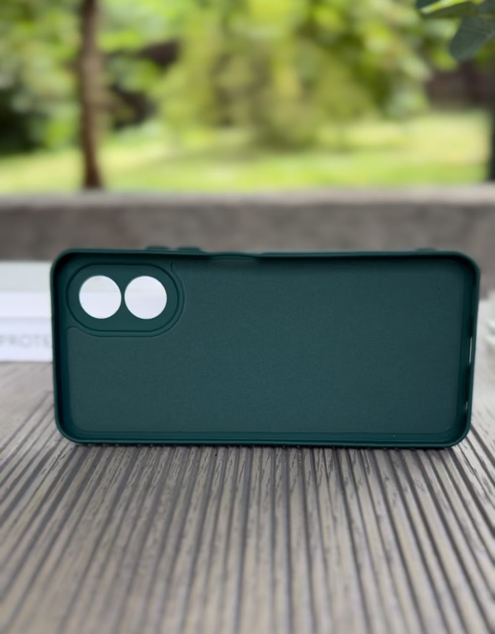 Husa Oppo A38, Verde Inchis, Silicon