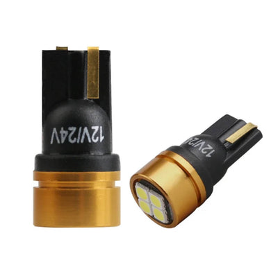 Bec Auto cu Led pentru Semnalizare, Marsarier, Plafoniere, Torpedou, 12V, T10-3030-4A