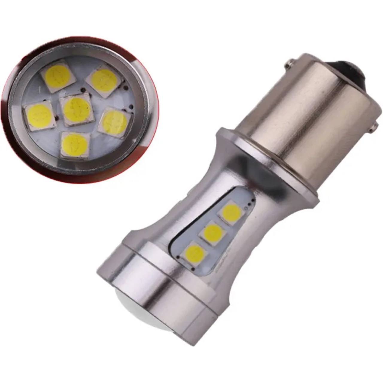 Bec Auto cu Led pentru Semnalizare, Pozitie, Faruri, 12-24V, Canbus, 1156-3030-18A