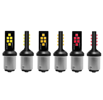 Bec Auto cu Led pentru Stopuri, Semnalizare, Pozitie, 12V, Canbus, 1156-3030-12SMD