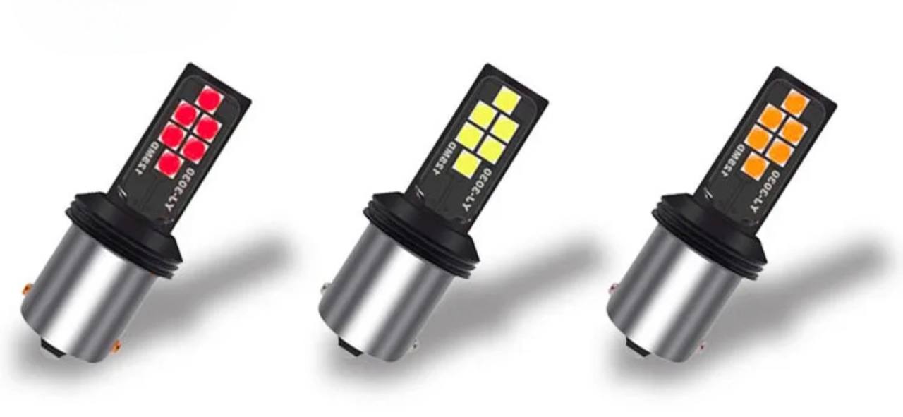 Bec Auto cu Led pentru Stopuri, Semnalizare, Pozitie, 12V, Canbus, 1156-3030-12SMD