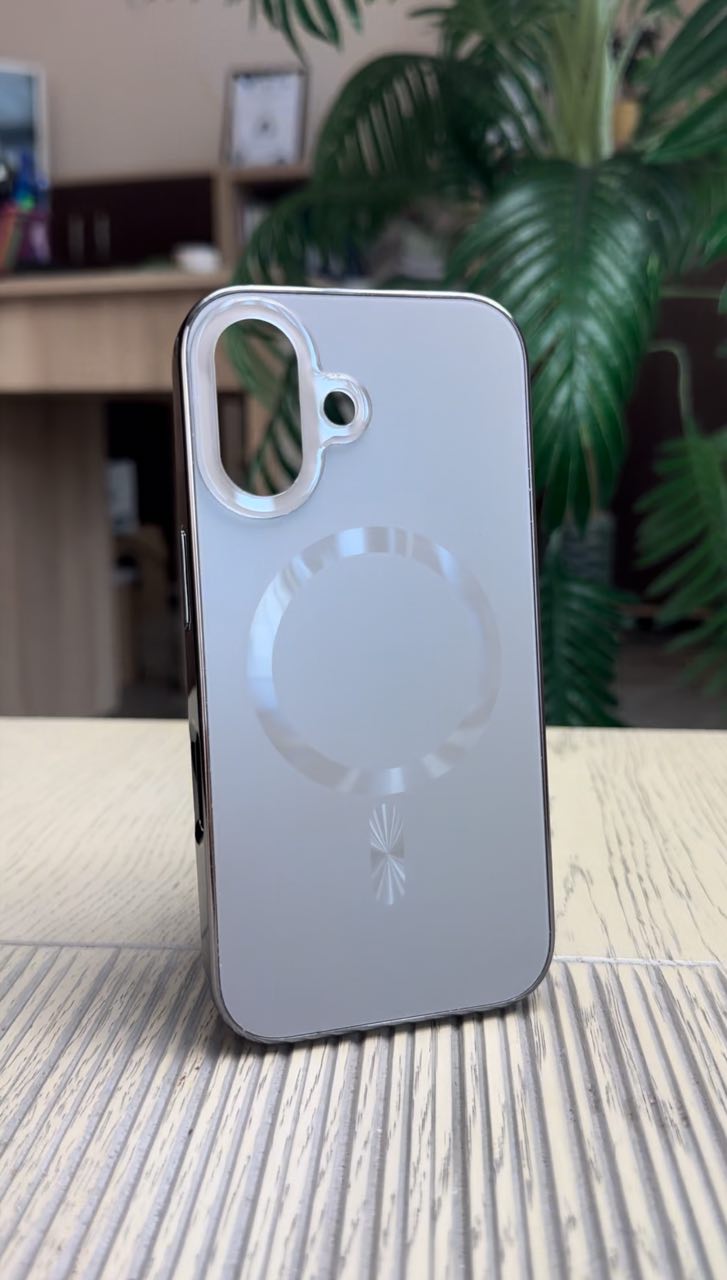 Husa iPhone 16, MagSafe, Gri