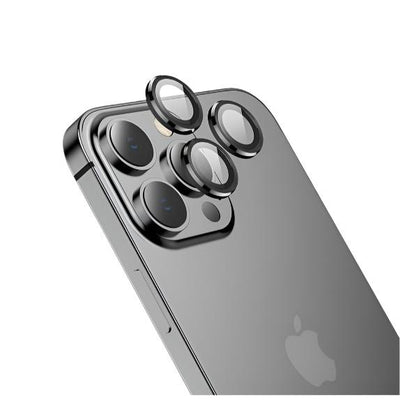 Folie Protectie Camera Individuala, iPhone 14 Pro, 14 Pro Max, Rama Metal