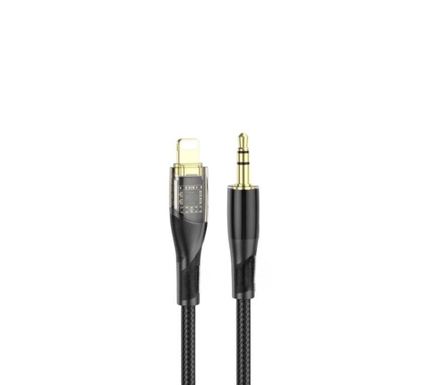 Adaptor Lightning - Jack, AUX 3.5mm, 1m, Negru