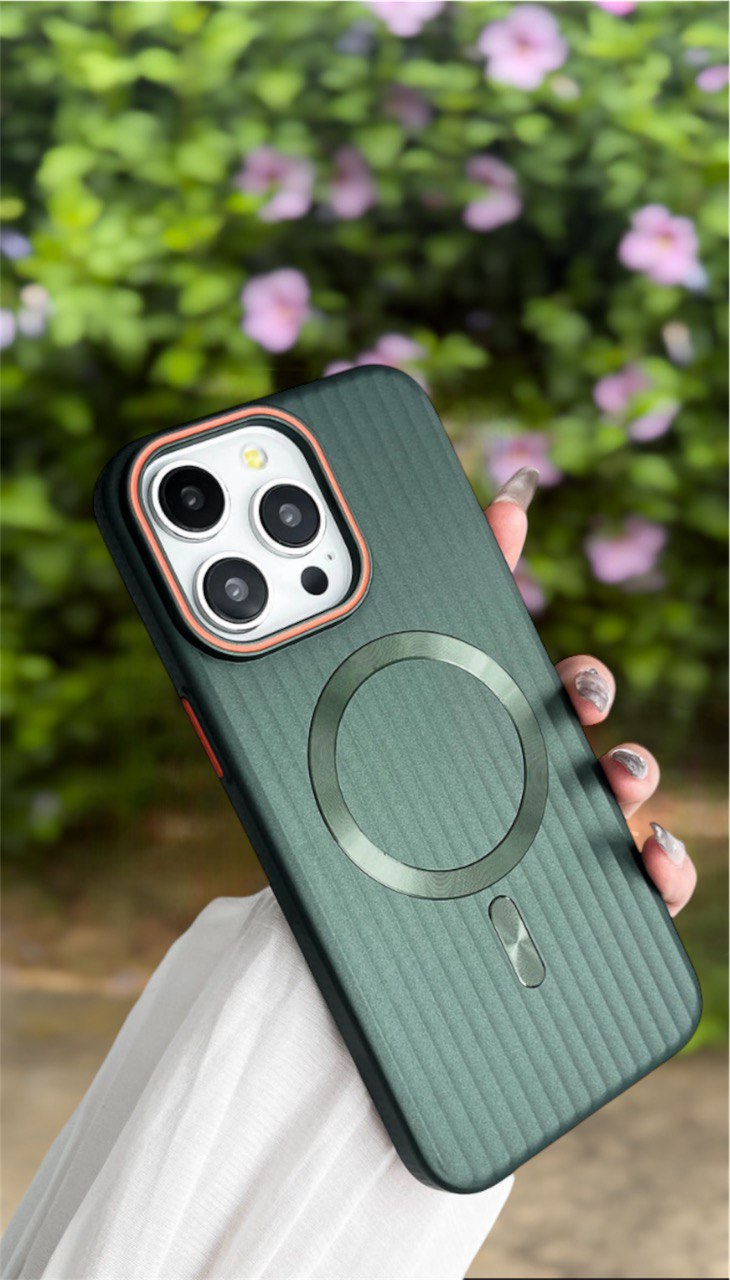 Husa iPhone 14 Pro Max, MagSafe,  Verde Inchis